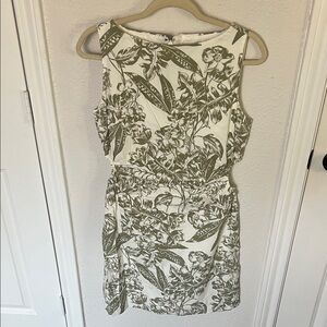 Abercrombie & Fitch Olive Floral Mini Dress